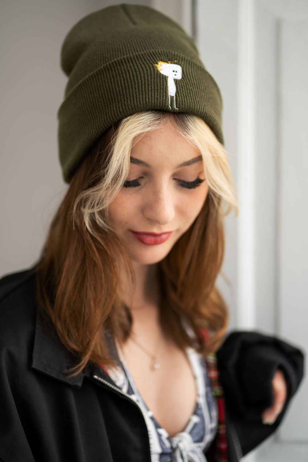 Bobsy Beanie - Olive Green